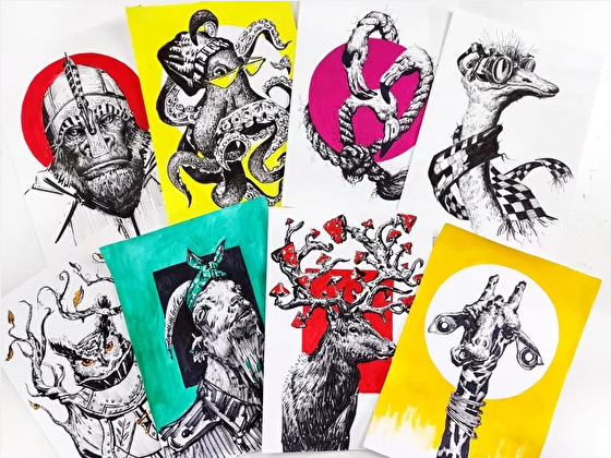 «Современная иллюстрация анималистика» Обучение рисованию акварелью.png